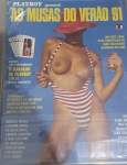 Playboy com baralho lacrado..as musas do verao 91..para colecionador