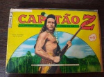 CAPITÂO Z - Nº 3 - EBAL - 1953 - Marcas do tempo e capa solta