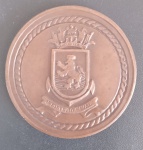 Medalha - comemorativa da semana da Marinha !! Material Bronze !! diametro de 50mm !! primeiro distrito naval !! acervo de colecionador !! linda peças !!