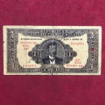Cédula/Brasil valor de 1 Mil réis autografada, circulação de 1930 até 1950 !!!