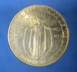 Moeda / Portugal -50 Escudos  Prata !!  Comemorativa 400 anos dos Lusiadas !! 1572/1972  !! Muito escassa !! Valor estimado de mercado= 120,00 R$  !! 