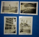 4 fotografias Estado Rio de janeiro !! Centro da cidade de Campos !!! Praça e predio + Macaé e Araruama ano de 1960 !!!  !! !!