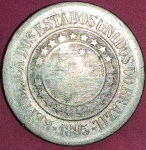 Moeda ; Brasil !! Valor de 40 Reis ano de 1895 !! Material bronze  !!valor de mercado = 100,00 Reais   !!