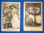 cartofilia- 2 peças França !! Cartão turistico tipicos do local !! Mulheres rendeiras e 2 Moças em trajes de `poca !! Decada de 1920  !!! 