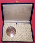 Medalha - da casa da moeda do brasil - COB " comitê olímpico brasileiro  , com certificado , Bronze , diametro 50mm , comemorativa ano 200 R.J !!