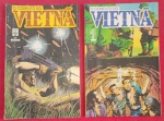 Revista - Quadrinhos Antigos !! Classico , O conflito do Vietnan !! edtora Abril/ jovem !!! edição do ano de 1990 !! Raridade !! numero 10 e 13 !! alto valor de mercado !!
