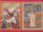 Quadrinhos - 2 edições !! velho testamento  ( edição de 1952 !! velho)  !! formato da igrelja catolica !! com 84 paginas o Velho testamento e 50 Pag. o novo testamento edição de 1959 !! acervo de colecionador !! raridade !!  !!