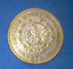 Moeda/ Mexico = Prata !! Valor de 1 peso ano de 1961 !! Ótimo estado !! MBC ++ 