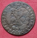  Moeda/ Brasil - valor de X Réis ano de 1838 !! Material Cobre !!  alto valor internacional !! 