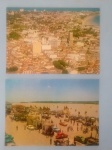 2 Postais Maceio Alagoas !! vista Aerea da cidade !! e Prais de Penedo Alagoas decada de 1970 !!