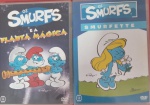 Colecionismo- 2 Fitas tipo DVD - Filmes dos SMURFS !! a Flauta Magica !! e SMURFETTE !! edição do ano de 2011 !!
