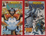 2 Revistas - Quadrinhos !! MARVEL Knigths !! NUMERO 2 e 3  !!  Assassino Alienigena !! , Pesadelos  na escuridão !! edição Panini comics , set. de 2002 !! acervo de colecionador !!