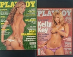 2 revistas PlayBoy  Kelly Key !! BABA Brasil !! edição de 2002 + a Dani Bananinha descoberta de de Luciano Huck !! edição de 2001 !!