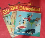 3 Revistas Quadrinhos - Disneylandia made in USA !! peças antigas decada de 1960 !!  modelos de tamanho grande !! acervo de colecionador !!