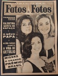 Revista - Fatos e Fotos !! edição do ano de 1963 !! Reprtagem exclusiva ! Alzira Vargas conta a Vida de GETULIO !! e JANIO RECOMEÇA !!! as MISSES O Grande Premio Brasil !! a Final !!