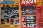 2 Revistas  - Placar ano de 1975 e ano de 1976  !! edição de ano de 1962 ! !! Formula 1 com Niki Lauda dando aula !! especial !! a primeira prova do Copersucar em 1976 !!