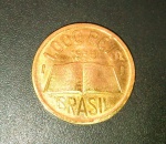 Moeda - Brasil - Valor de 1000 Reis ano de 1935 !! Globo maior !! estado de soberba .... praticamente flor de cunho !! alto valor de mercado !!