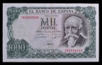 Cédula Estrangeira, ESPANHA, Valor 1000 Pesetas, Data 17/09/1971, Soberba..