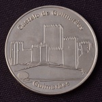 Medalha Comemorativa, Série Herança Portuguesa - Castelo de Guimarães, Ano 2016, Níquel, Flor de Cunho.
