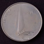 Moeda Estrangeira, LITUÂNIA, Valor 1,50 Euros, Data 2020, Bimetálica, Flor de Cunho.