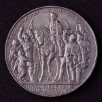 Moeda Estrangeira, PRÚSSIA, Valor 3 Mark Data 1913 A, Prata, Soberba/FC.