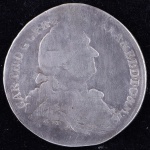 Rara Moeda Estrangeira, Estado Alemão - Bavaria, Valor 1 Thaler, Ano 1778, Prata, Bem Conservada.