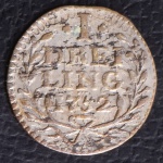 Moeda Estrangeira, Estado Alemão - HAMBURGO, Valor Dreiling, Ano 1752 IHL, Prata, Peso 0,51 g, Diâmetro 15 mm, Alta Cotação nos Catálogos Internacionais, Difícil encontrar neste Estado de Conservação - Soberba.