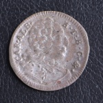 Moeda Estrangeira, ALEMANHA - Estado da BAVÁRIA, Valor 3 Kreuzer, Ano 1736, Prata, Muito Bem Conservada.