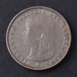 Rara Moeda Estrangeira, HOLANDA, Valor 25 Centavos, Ano 1897, Prata, Peso 3,58 g, Soberba.