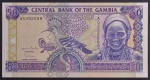 Cédula Estrangeira, GAMBIA, Valor 50 Dalasis, Data 1996, Assinatura 12 - Catálogo Internacional, Flor de Estampa.