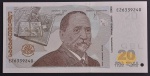 Cédula Estrangeira, GEORGIA, Valor 20 Laris, Data 2008, Flor de Estampa.