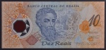 Cédula Brasileira, Valor 10 Reais, Série A0211....D, "Série de REPOSIÇÃO", Chancelas  Pedro Malan/Armínio Fraga Neto- 2ª Chancela, PEDRO A. CABRAL, Flor de Estampa.