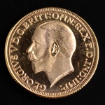 Réplica de uma Moeda de Ouro, INGLATERRA, Bronze Prateado, Proof - Flor de Cunho.