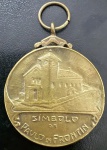 Medalha Comemorativa, Emancipação de Paulo de Frontin, Data 15/11/1958, com Olhal, Bronze Alumínio, Muito Bem Conservada.