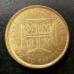 Medalha Comemorativa, Museu de Valores do Banco Central, Data 1972, Bronze, Muito Bem Conservada.