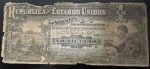 Cédula Brasileira, República, Valor 1Mil Reis, 7ª Estampa, Período de Circulação 1891/1920, Bem Circulada.