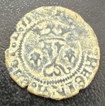 Moeda Estrangeira, REIS CATÓLICOS - TOLEDO / ESPANHA, Valor 1 Blanco, Período 1492/1504, Metal Vellón, Muito Bem Conservada.