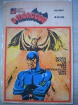 Gibi - O MORCEGO - Nº 1 - Sem data - Editora Roval - Formato americano <<<<< NUNCA OUVE UM HERÓI TÃO ESPETACULAR COMO ESTE - Exemplar em fac-simile em excelente qualidade de impressão >>>>> Estado de banca, contendo 36 páginas