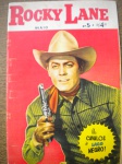 Gibi - ROCKY LANE - Nº 5 - Maio, sem informar o ano - Editora RGE - Formato americano <<<< Edição em fac-simile, em papel especial 90 gramas, parecido com o utilizado na época, com a capa em cores - Ótima qualidade de impressão >>>> Estado de banca, contendo 52 páginas