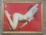 MARILYN MONROE - Lindo POSTER emoldurado nas dimensões 40 X 64 cm sem a moldura. Com a moldura mede 47 X 70 cm. OBS. Impressão original publicado junto com a revista número 1, da Coleção Astros e Estrelas. Impressão em papel couchê. Ótimo estado de conservação.