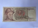 Iugoslavia - CÉDULA DE 2000 DINARA - AV 8100244 - MBC-Flor de estampa