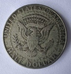 Americana - MOEDA DE 1 DOLAR - Ano 1997 - John Kennedy - Diâmetro 30 X 3 mm - Flor de cunho