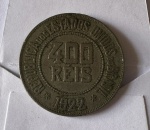 Brasil - MOEDA DE 400 RÉIS - Ano 1922