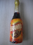 Colecionismo - GARRAFA DE CERVEJA BRAHMA <<<<<< EDIÇÃO ESPECIAL 120 ANOS >>>>> Produção de 2002 -  Lacrada, cheio com a cerveja Brahma. Formato da garrafa de Chapagne. Algtura de 29 cm. Otimo estado de conservação.