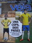 Futebol - VEJA - Edição 2354 - Ano 47 - Nº 1 - 1º de Janeiro de 2014 - Editora Abr4il <<<<<< UMA COPA, DOIS PAÍSES, DENTRO E FORA DO GRAMADO >>>>>> Revista em ótimo estado de conservação, conteno 100 páginas, ricamente ilustradas, a cores
