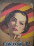 Revista - PARA TI - TUDO LO QUE INTERESA A LA MUJER - Nº 1495 - 30 de Janeiro de 1951 - Ano 29 <<<<< PUBLICAÇÃO ARGENTINA NO IDIOMA ESPANHOL >>>>> Formato 22 X 32 cm - Muito bom estado de conservação, contendo 72 páginas, ricamente ilustradas, a cores.