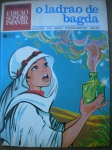 Gibi - PAIS & FILHOS - EDIÇÃO SONORA INFANTIL - O LADRÃO DE BAGDÁ - Sem data - Editora Bloch - Capa cartonada - Formato 26 X 35 cm <<<<< Contém um disco inteiramente grátis >>>> Estado de banca, contendo 20 páginas, em cores, impressas em papel 250 gramas.