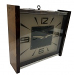 TRANSISTORA - relogio de parede artDeco, necessita revisão, medindo: 28 cm x 25 cm