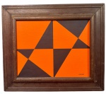 CARVÃO - oleo s/ cartão, medindo: 41 cm x 35 cm