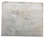 MIRA SCHENDEL - estudo, desenho s/ papel japonês, sem moldura, medindo: 43 cm x 35 cm